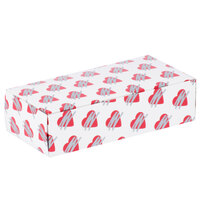 7 1/8" x 3 3/8" x 1 7/8" 1-Piece 1 lb. Heart Candy Box - 250/Case