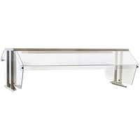 Eagle Group BS2-HT3 Stainless Steel Buffet Shelf with 2 Sneeze Guards for 3 Well Food Tables - 48" x 36"