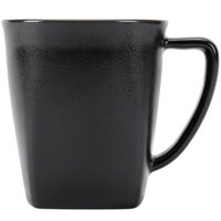 Hall China from Steelite International HL44780AFCA Foundry 12 oz. Black China Mug - 24/Case