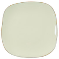 Tuxton GAS-501 TuxTrendz Artisan Sagebrush 9" Square China Plate - 12/Case