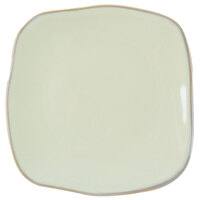 Tuxton GAS-500 TuxTrendz Artisan Sagebrush 7 1/4" Square China Plate - 12/Case