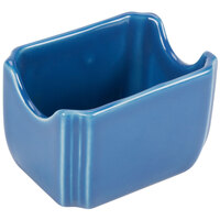 Fiesta® Dinnerware from Steelite International HL479337 Lapis 3 1/2" x 2 3/8" China Sugar Caddy - 12/Case