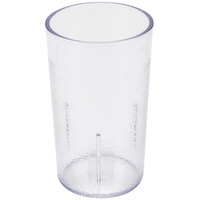 Dinex DX550107 5 oz. Clear SAN Plastic Pebbled Tumbler - 72/Case