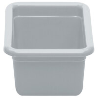 Cambro 912CBP180 Poly Cambox 12" x 9" x 5" Light Gray Polyethylene Utility Box / Undercounter Bus Tub