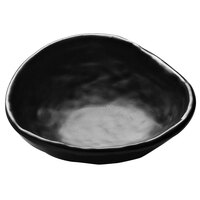 Elite Global Solutions JWT65 Zen 7 oz. Irregular Edge Black Bowl - 6/Case