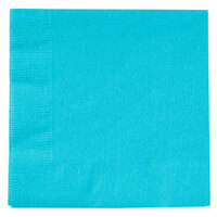 Creative Converting 801039B Bermuda Blue 2-Ply Beverage Napkin - 600/Case