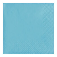 Creative Converting 139179154 Pastel Blue 2-Ply Beverage Napkin - 600/Case