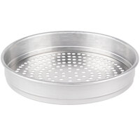 American Metalcraft SPHA5011 11" x 2" Super Perforated Heavy Weight Aluminum Straight Sided Pizza Pan