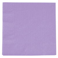 Creative Converting 139186154 Luscious Lavender Purple 2-Ply Beverage Napkin - 600/Case