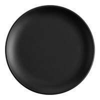 Elite Global Solutions ECO66R Greenovations 6" Black Round Plate - 6/Case