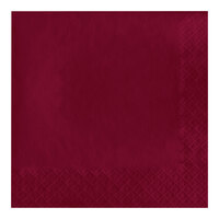Creative Converting 573122B Burgundy 3-Ply Beverage Napkin - 500/Case