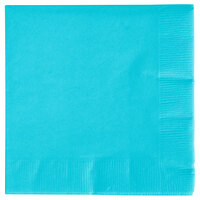 Creative Converting 571039B Bermuda Blue 3-Ply Beverage Napkin - 500/Case