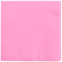 Creative Converting 573042B Candy Pink 3-Ply Beverage Napkin - 500/Case