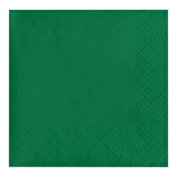 Creative Converting 57112B Emerald Green 3-Ply Beverage Napkin - 500/Case