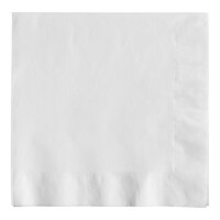 Creative Converting 59000B White 3-Ply Paper Dinner Napkin - 250/Case