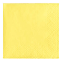 Creative Converting 57102B Mimosa Yellow 3-Ply Beverage Napkin - 500/Case