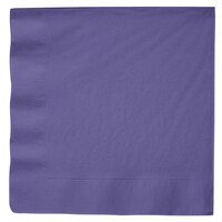 Creative Converting 59115B Purple 3-Ply Paper Dinner Napkin - 250/Case