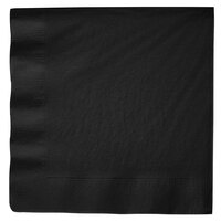 Creative Converting 59134B Black Velvet 3-Ply Paper Dinner Napkin - 250/Case