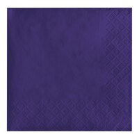 Creative Converting 57115B Purple 3-Ply Beverage Napkin - 500/Case