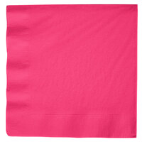 Creative Converting 59177B Hot Magenta Pink 3-Ply Paper Dinner Napkin - 250/Case