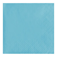 Creative Converting 57157B Pastel Blue 3-Ply Beverage Napkin - 500/Case