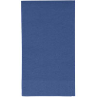 Creative Converting 951137 Navy Blue 3-Ply Guest Towel / Buffet Napkin - 192/Case