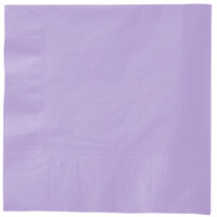 Creative Converting 58193B Luscious Lavender Purple 3-Ply 1/4 Fold Luncheon Napkin - 500/Case