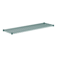 Regency 18" x 60" NSF Green Epoxy Wire Shelf