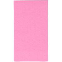 Creative Converting 953042 Candy Pink 3-Ply Guest Towel / Buffet Napkin - 192/Case