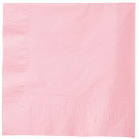 Creative Converting 58158B Classic Pink 3-Ply 1/4 Fold Luncheon Napkin - 500/Case