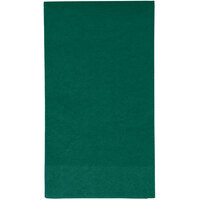 Creative Converting 953124 Hunter Green 3-Ply Guest Towel / Buffet Napkin - 192/Case