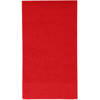 Creative Converting 951031 Classic Red 3-Ply Guest Towel / Buffet Napkin - 192/Case