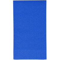 Creative Converting 953147 Cobalt Blue 3-Ply Guest Towel / Buffet Napkin - 192/Case