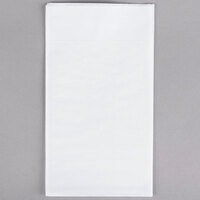 Creative Converting 95000 White 3-Ply Guest Towel / Buffet Napkin - 192/Case