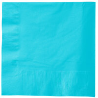 Creative Converting 581039B Bermuda Blue 3-Ply 1/4 Fold Luncheon Napkin - 500/Case