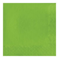 Creative Converting 583123B Fresh Lime Green 3-Ply 1/4 Fold Luncheon Napkin - 500/Case