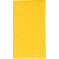 Creative Converting 951021 School Bus Yellow 3-Ply Guest Towel / Buffet Napkin - 192/Case