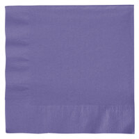 Creative Converting 139371135 Purple 2-Ply 1/4 Fold Luncheon Napkin - 600/Case