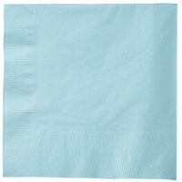 Creative Converting 58157B Pastel Blue 3-Ply 1/4 Fold Luncheon Napkin - 500/Case