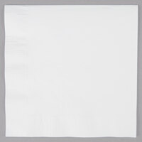 Creative Converting 58000B White 3-Ply 1/4 Fold Luncheon Napkin - 500/Case