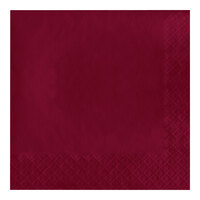 Creative Converting 663122B Burgundy 2-Ply 1/4 Fold Luncheon Napkin - 600/Case