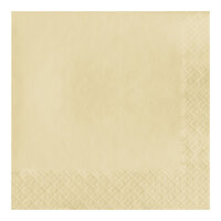 Creative Converting 669161B Ivory 2-Ply 1/4 Fold Luncheon Napkin - 600/Case