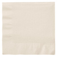 Creative Converting 669161B Ivory 2-Ply 1/4 Fold Luncheon Napkin - 600/Case