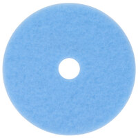 3M 3050 Hi-Performance 18" Sky Blue Burnishing Floor Pad - 5/Case