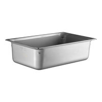 Vollrath 90062 Super Pan 3® Full Size 6" Deep Anti-Jam Stainless Steel Steam Table / Hotel Pan - 22 Gauge