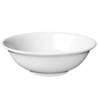 Thunder Group NS5065W Nustone Melamine NS5065W White Rimless Bowl 32 oz. - 12/Pack