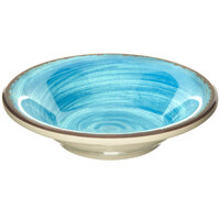 Carlisle 5401815 Mingle 4.5 oz. Aqua Melamine Fruit Bowl - 48/Case