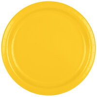 Creative Converting 471021B 9" School Bus Yellow Paper Plate - 24/Pack