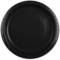 Creative Converting 50134B 10" Black Velvet Paper Plate - 24/Pack