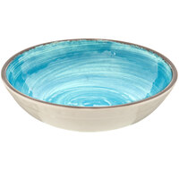 Carlisle 5401915 Mingle 1.11 Qt. Aqua Melamine Cereal Bowl - 12/Case